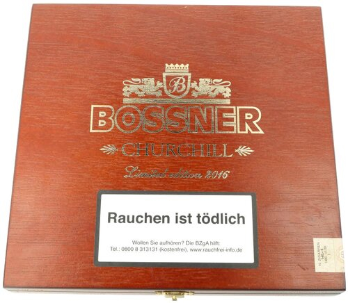 Bossner Limited Edition 2016 Zigarren Churchill Claro 10 Stk