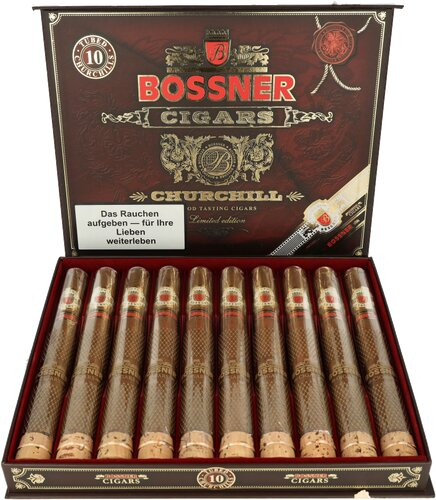 Bossner Limited Edition Zigarren Churchill Claro 10Stk. Bossner Limited Edition Zigarren Churchill Claro 10Stk.