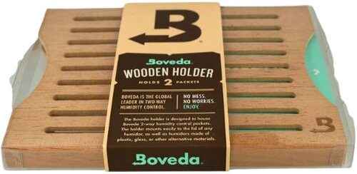 Boveda Zedernholz-Halterung für 2 Boveda Befeuchter nebeneinander