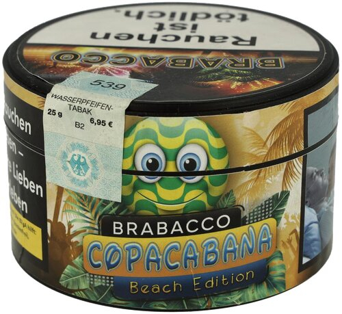 Brabacco Copacabana Wasserpfeifentabak 25g Brabacco Copacabana Wasserpfeifentabak 25g
