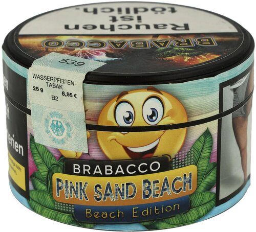 Brabacco Pink Sand Beach Wasserpfeifentabak 25g Brabacco Pink Sand Beach Wasserpfeifentabak 25g