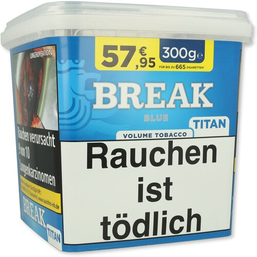 Break Blau Titan Eimer 300g