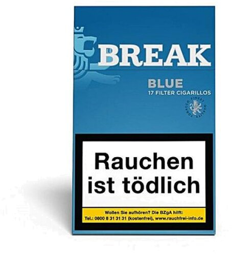 Break Filterzigarillos Blue 17er Break Filterzigarillos Blue 17er