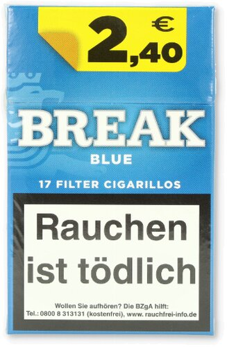 Break Filterzigarillos Blue Fine Flavour  (1x17)