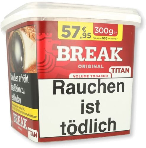 Break Original Red Titan Eimer 300g