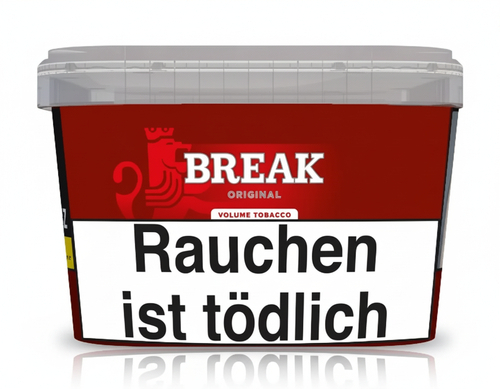 Break Original Rot 125g Eimer Volumentabak
