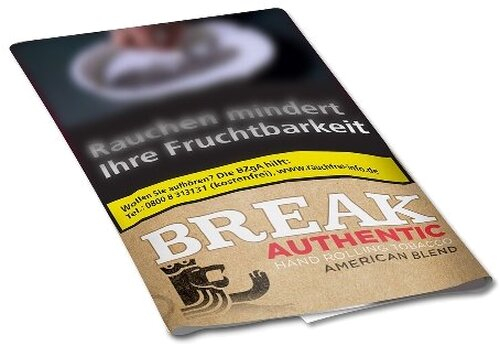 Break Tabak Authentic 30g Päckchen Feinschnitt (Artikel wird nicht mehr hergestellt) Break Tabak Authentic 30g Päckchen Feinschnitt (Artikel wird nicht mehr hergestellt)