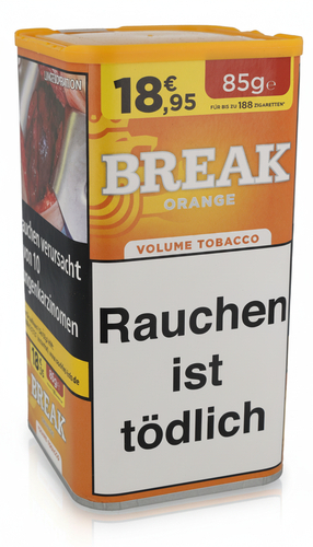 Break Tabak Orange 85g Dose Volumentabak