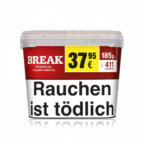 Break Tabak Original Rot 185g Eimer Volumentabak