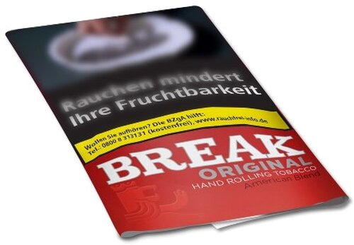 Break Tabak Rot 30g Päckchen Feinschnitt (Artikel wird nicht mehr hergestellt) Break Tabak Rot 30g Päckchen Feinschnitt (Artikel wird nicht mehr hergestellt)