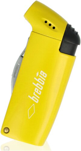 Brebbia Pfeifenfeuerzeug mit Besteck Gelb Brebbia Pfeifenfeuerzeug mit Besteck Gelb