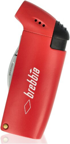 Brebbia Pfeifenfeuerzeug mit Besteck Rot Brebbia Pfeifenfeuerzeug mit Besteck Rot