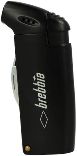 Brebbia Pfeifenfeuerzeug mit Besteck Schwarz Brebbia Pfeifenfeuerzeug mit Besteck Schwarz
