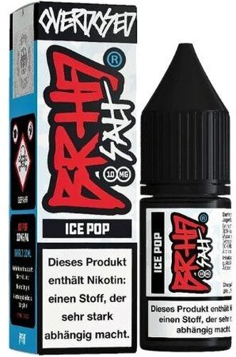 BRHD Barehead Ice Pop Nikotinsalz Liquid Overdosed 10mg
