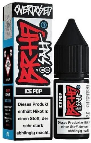BRHD Barehead Ice Pop Nikotinsalz Liquid Overdosed 20mg BRHD Barehead Ice Pop Nikotinsalz Liquid Overdosed 20mg