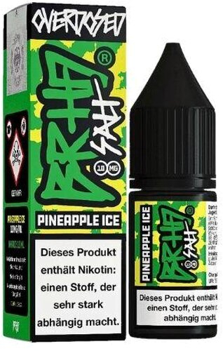 BRHD Barehead Pineapple Ice Nikotinsalz Liquid Overdosed 10mg