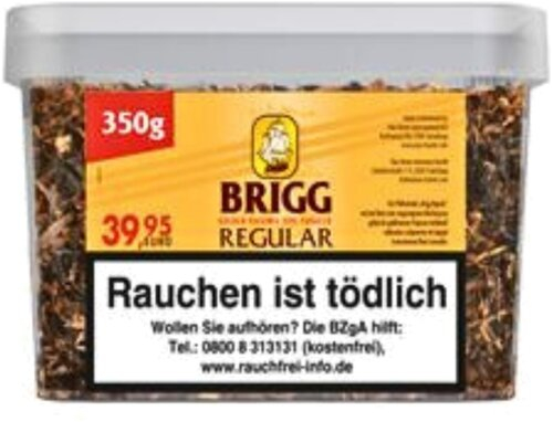 Brigg Regular Pfeifentabak 350g Eimer