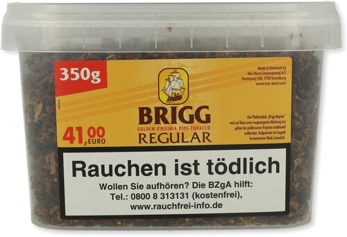 Brigg Regular Pfeifentabak 350g Eimer