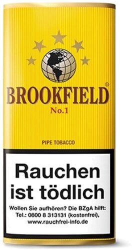 Brookfield No.1 Pfeifentabak 50g Päckchen