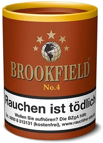 Brookfield No.4 Pfeifentabak 200g Dose Brookfield No.4 Pfeifentabak 200g Dose