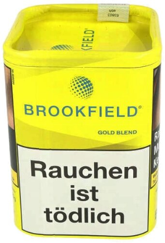 Brookfield Tabak Gold Blend 120g Dose Zigarettentabak Brookfield Tabak Gold Blend 120g Dose Zigarettentabak