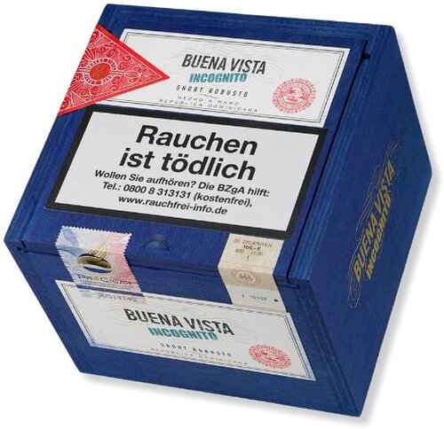Buena Vista Incognito Short Robusto Zigarren 20 Stk. Buena Vista Incognito Short Robusto Zigarren 20 Stk.
