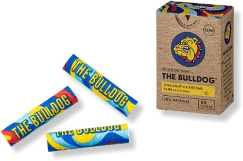Bulldog Coconut Charcoal Slim Filter 6mm Aktivkohlefilter 60 Stk.