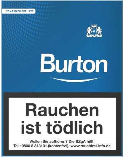 Burton Filter Zigarillos Blue mit Naturdeckblatt 25er Einzelschachtel (ehemals White)