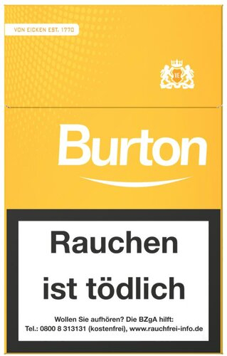 Einzelpackung Burton Filterzigarillos Gold Naturdeckblatt