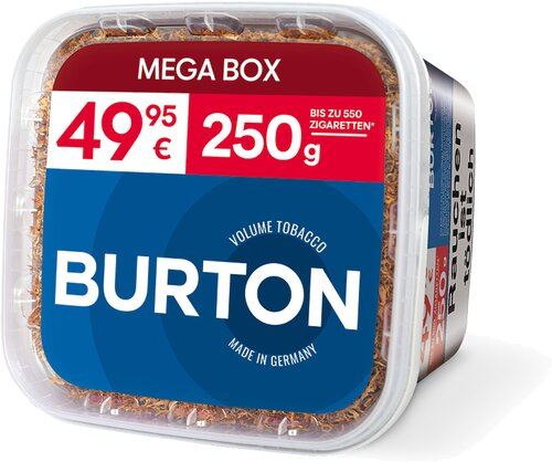 Burton Tabak Blue XXXL Mega Box Volumentabak 250g Eimer