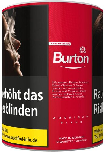 Burton Tabak Rot XL 65g Dose Zigarettentabak