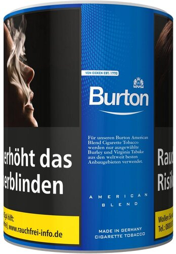 Burton Tabak Fine Blue (White) 65g Dose Volumentabak
