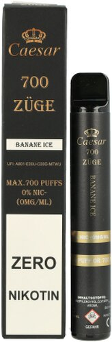 Caesar Banana Ice Einweg E-Zigarette 0mg