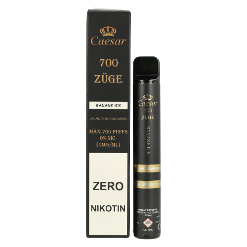 Caesar Banana Ice Einweg E-Zigarette 0mg Caesar Banana Ice Einweg E-Zigarette 0mg