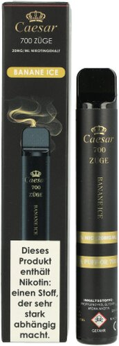 Caesar Banana Ice Einweg E-Zigarette 20mg Caesar Banana Ice Einweg E-Zigarette 20mg