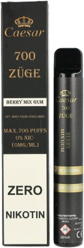 Caesar Berry Mix Gum Einweg E-Zigarette 0mg