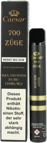 Caesar Berry Mix Gum Einweg E-Zigarette 20mg