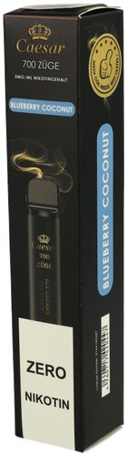 Caesar Blueberry Coconut Einweg E-Zigarette 0mg Caesar Blueberry Coconut Einweg E-Zigarette 0mg