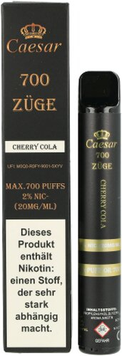 Caesar Cherry Cola Einweg E-Zigarette 20mg