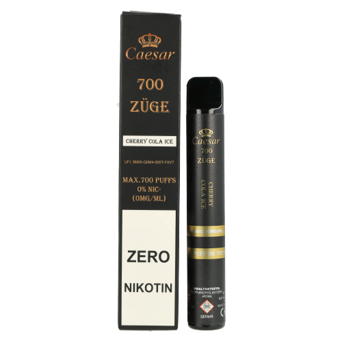Caesar Cherry Cola Ice Einweg E-Zigarette 0mg Caesar Cherry Cola Ice Einweg E-Zigarette 0mg