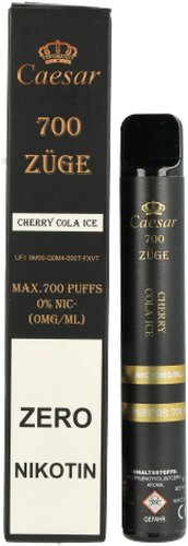 Caesar Cherry Cola Ice Einweg E-Zigarette 0mg