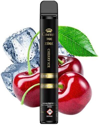 Caesar Cherry Ice Einweg E-Zigarette 20mg Caesar Cherry Ice Einweg E-Zigarette 20mg