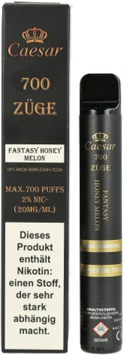 Caesar Fantasy Honey Melon Einweg E-Zigarette 20mg