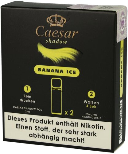 Caesar Shadow Pods Banana Ice 2x2ml 20mg