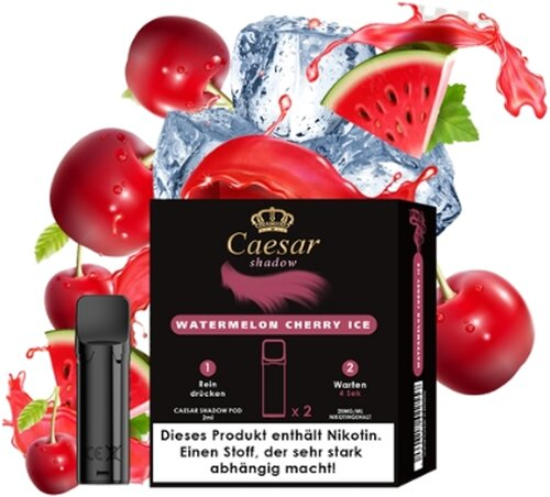 Caesar Shadow Pods Watermelon Cherry Ice 2x2ml 20mg
