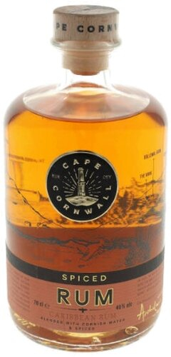 Cape Cornwall Spiced Rum 40% Vol. Cape Cornwall Spiced Rum 40% Vol.