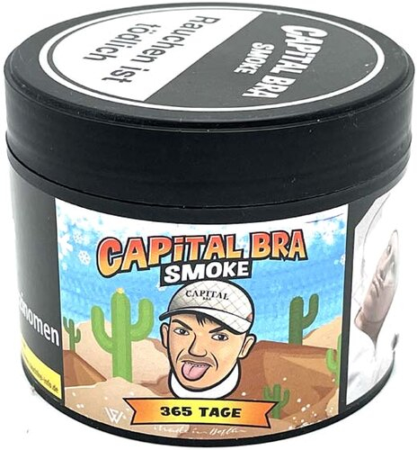Capital Bra Smoke 365 Tage 200g Shisha Tabak Capital Bra Smoke 365 Tage 200g Shisha Tabak