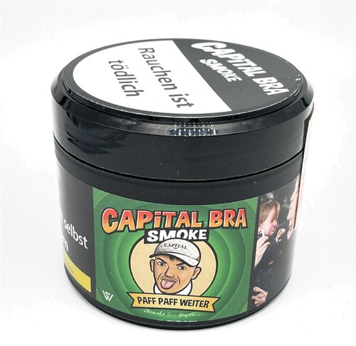 CAPITAL BRA Smoke Paff Paff Weiter Shisha Tabak (Apfel) CAPITAL BRA Smoke Paff Paff Weiter Shisha Tabak (Apfel)