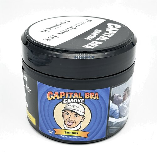 CAPITAL BRA Smoke Safari Shisha Tabak (verschiedene Süßfrüchte) CAPITAL BRA Smoke Safari Shisha Tabak (verschiedene Süßfrüchte)