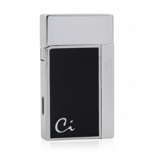 Caseti Feuerzeug Jetflame Soleil Chrom/Schwarz